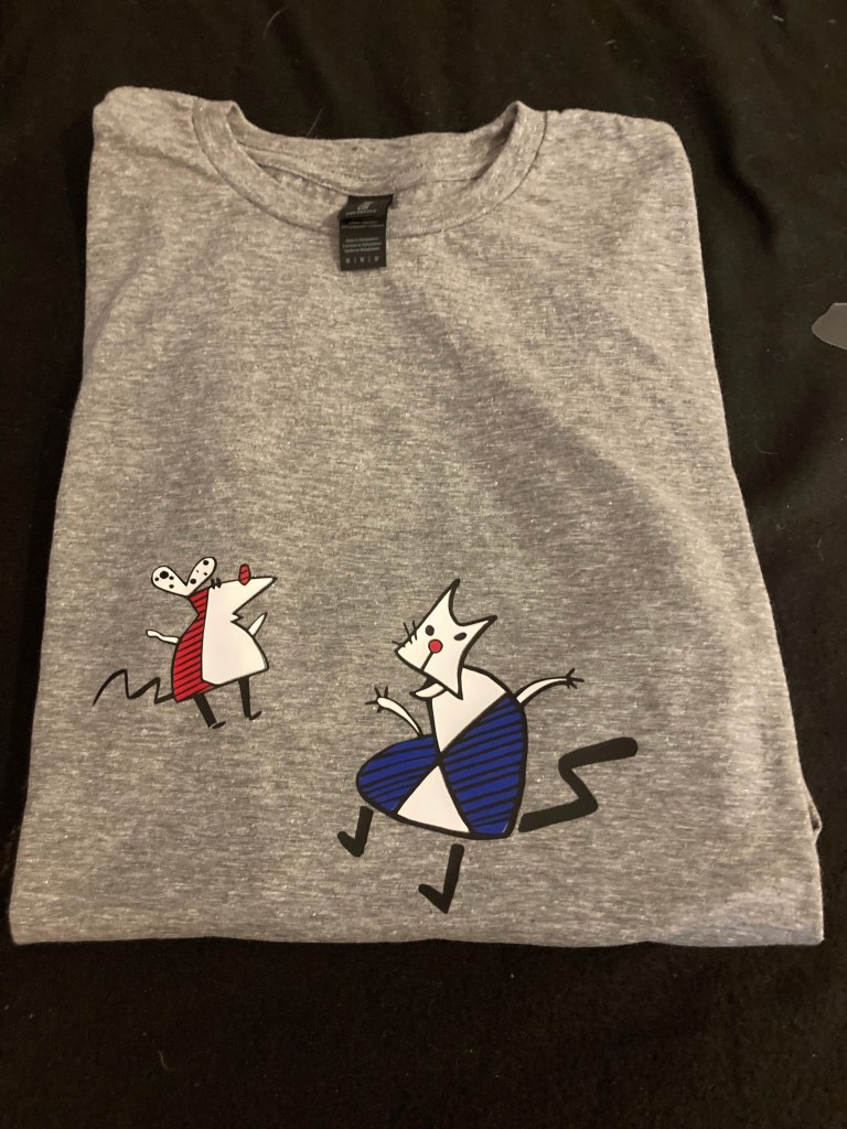 A tshirt with "werker and parasite" from The Simpsons